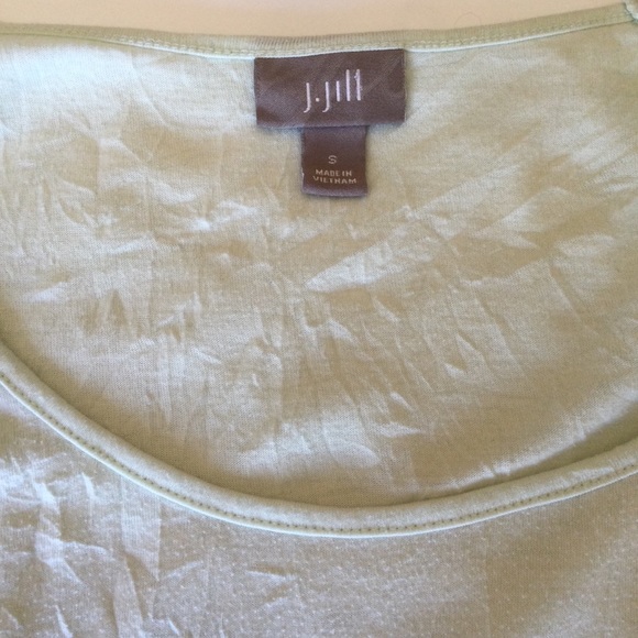 J.Jill Light Green Short Sleeved Tee Shirt - Picture 5 of 10